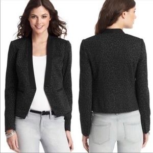 Loft Single Button Animal Print Blazer‎ Size 4P